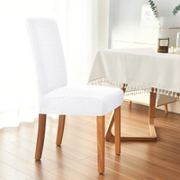 Housse de Chaise Extensible Blanche