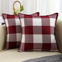 Housse de Coussin 45x45 Carreau