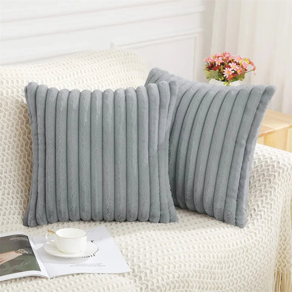 Housse de Coussin Fourrure