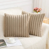 Housse de Coussin Fourrure