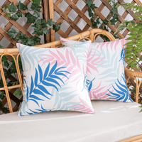 Housse de Coussin Motif Tropical