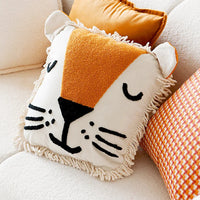 Housse de Coussin Tête de Lion