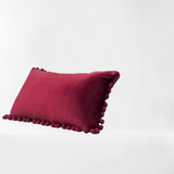 Housse de Coussin avec Pompon