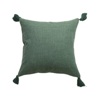 Housse de coussin 45x45 Pompons